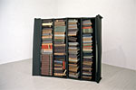 Bookcase and Broken Hockey Stick